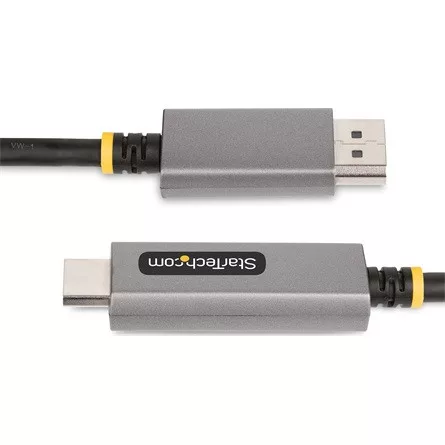 StarTech DisplayPort 1.4 -> HDMI 2.1 M/M aktív video kábel 2m fekete-szürke