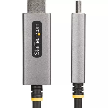 StarTech DisplayPort 1.4 -> HDMI 2.1 M/M aktív video kábel 2m fekete-szürke