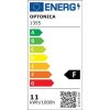 OPTONICA LED Gömb izzó, E27, 10,5W, semleges fehér fény, 1055 Lm, 4000K  1355