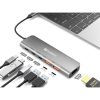 Sandberg 136-65 6-port 100W USB-C dokkoló ezüst