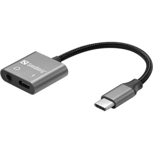 Sandberg Átalakító - USB-C Audio Adapter PD65W