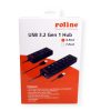 Roline USB Roline Hub USB 3.2 A - 4x USB kapcsolható