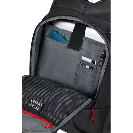 SAMSONITE Notebook hátizsák 140872-1041, LAPTOP BACKPACK L 17.3" (BLACK) -ECODIVER