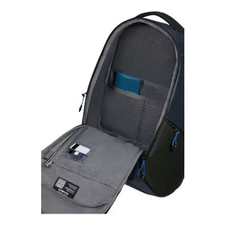SAMSONITE Notebook hátizsák 140874-2165, URBAN LAPTOP BACKPACK M USB 15.6" (BLUE NIGHTS) -ECODIVER