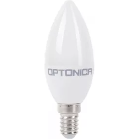   OPTONICA LED Gyertya izzó, E14, 3,7W, meleg fehér fény, 320Lm, 2700K - 1424