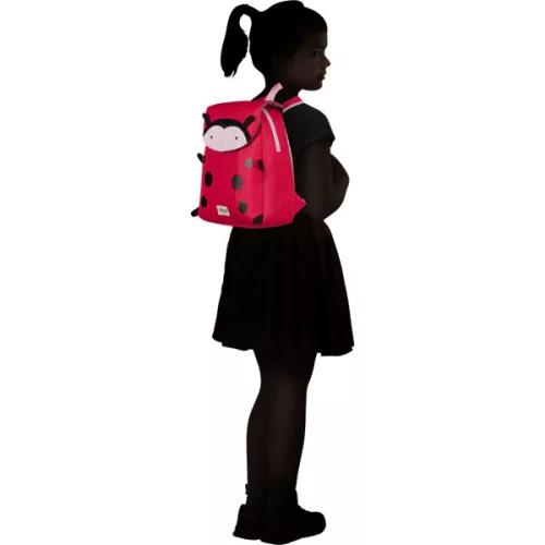 SAMSONITE SAMMIES by SAMSONITE Gyermek hátizsák 142476-9676, BACKPACK S+ (LADYBUG LALLY) -HAPPY SAMMIES ECO
