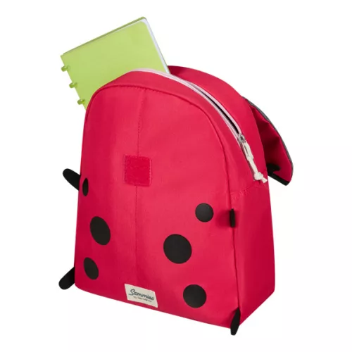 SAMSONITE SAMMIES by SAMSONITE Gyermek hátizsák 142476-9676, BACKPACK S+ (LADYBUG LALLY) -HAPPY SAMMIES ECO
