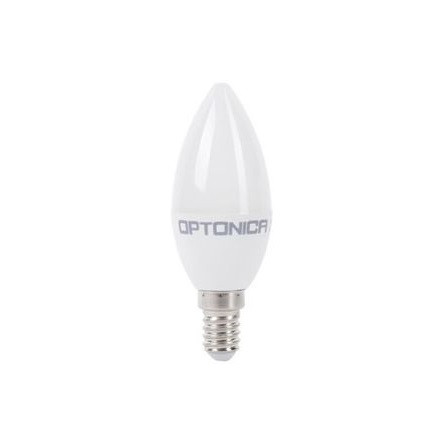 Optonica 1425 450lm hideg-fehér E14 gyertya LED fényforrás