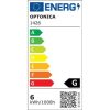 OPTONICA LED Gyertya izzó, E14, 5,5W, semleges fehér fény, 450Lm, 4000K - 1426