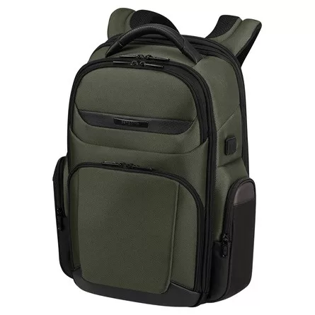 Samsonite Pro-DLX 6 Backpack 15,6" notebook hátizsák zöld 21L