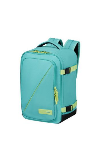 Samsonite American Tourister - Take2Cabin Casual Backpack S Dusty Turquoise/Lime