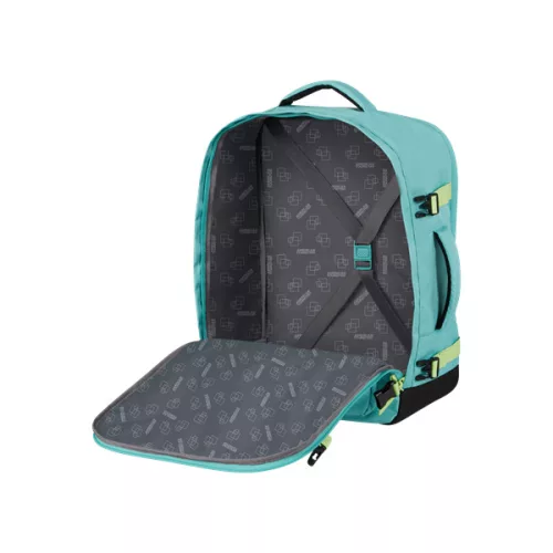 AMERICAN TOURISTER TAKE2CABIN 149175-A647 alkalmi hátizsák M 15.6" türkiz/lime