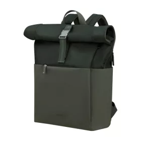   SAMSONITE Notebook hátizsák 151627-1339 4Pack LPT ROLLTOP BP 15.6" FOREST GREEN, Zöld