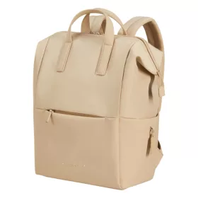   SAMSONITE Notebook hátizsák 151628-1775 4Pack LPT SQUARED BP 14.1" SAND, Homok