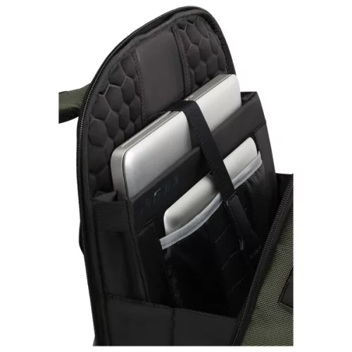 SAMSONITE Notebook hátizsák 151780-1388 Pro-Dlx 6 BACKPACK 15.6" SLIM GREEN, zöld