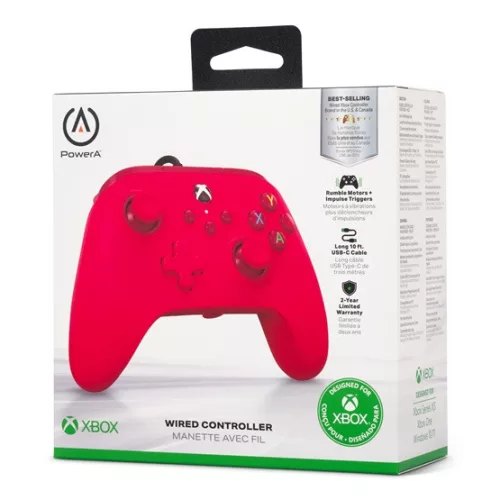 PowerA GP PowerA vezetékes kontroller Xbox Series X|S - piros