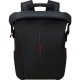 Samsonite Ecodiver Rolltop Backpack L 15,6" notebook poliészter/nylon hátizsák fekete 25/35L