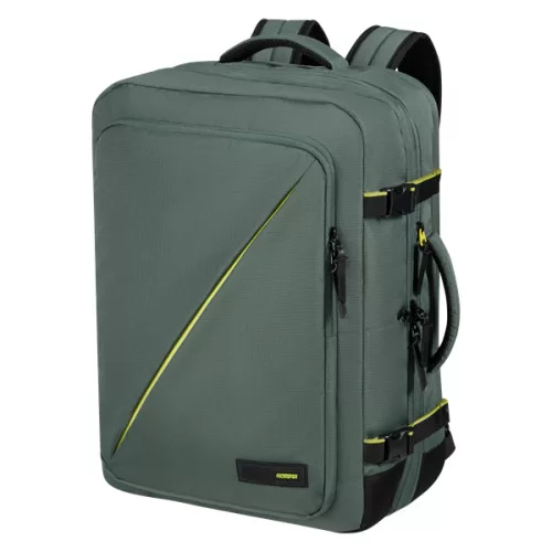 AMERICAN TOURISTER TAKE2CABIN 154608-1257 Bővíthető Utazó hátizsák L 17.3" sötét erdőzöld