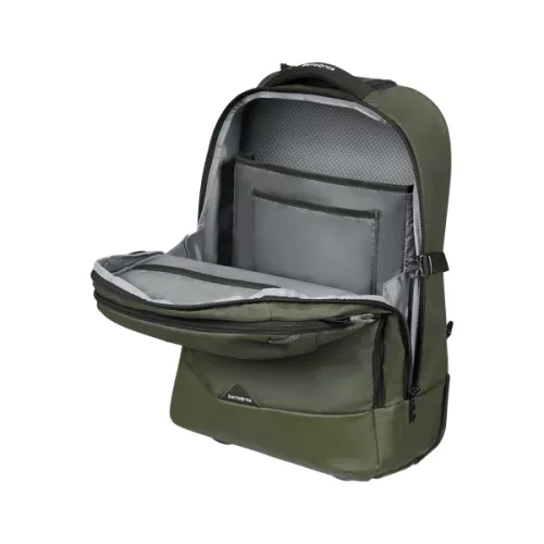 SAMSONITE Gurulós notebooktáska 154955-1266 Roadseeker LAPTOP BACKPACK/WH 17.3" DARK OLIVE, Zöld