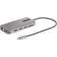 StarTech Triple-Monitor Multiport Adapter 12-port 100W USB-C dokkoló ezüst