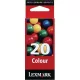 Lexmark 15MX120E COLOR No20 HIGH CAPACITY tintapatron 3-color