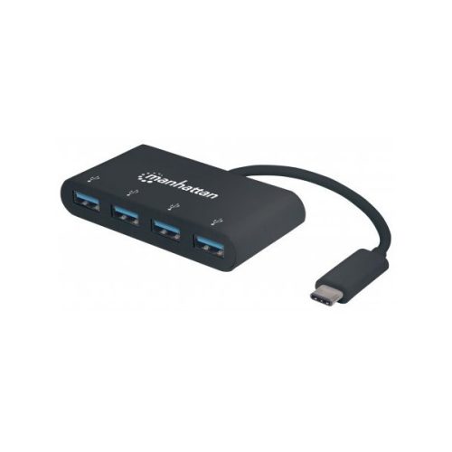 Manhattan Kábel átalakító - USB-C 3.1 to 4db USB3.0