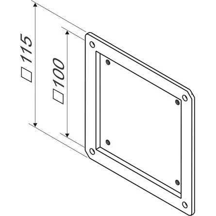 ROLINE VESA adapter 75/100