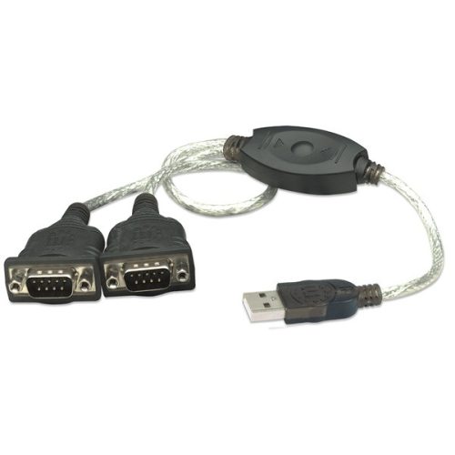 Manhattan Kábel átalakító - USB to Serial (RS232/COM/DB9) port