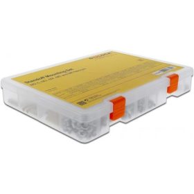   Delock Rekeszes beszerelési készlet M2.5, M3, M4, M5 és hatszögű M6, 362 db.-os