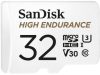 SANDISK MICRO SDHC KÁRTYA HIGH ENDURANCE 32GB,100 MB/S,C10,U3,V30