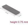 Delock Hővezető párna 70 x 20 x 0,75 mm M.2 modulokhoz 3,2 W/mK   alacsony olaj szivárgás