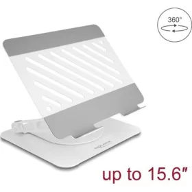   Delock Tablet és Laptop állványtartó állítható, alumínium - 360 -ban forgatható