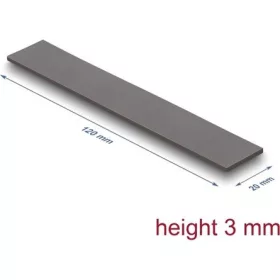   Delock Hővezető párna 120 x 20 x 3 mm M.2 modulokhoz 3,2 W/mK   alacsony olaj szivárgás