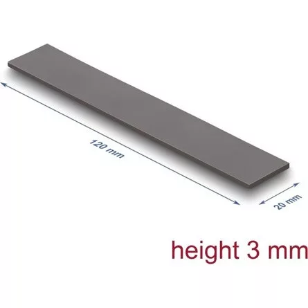 Delock Hővezető párna 120 x 20 x 3 mm M.2 modulokhoz 3,2 W/mK   alacsony olaj szivárgás