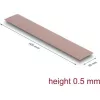 Delock Hővezető párna 120 x 20 x 0,5 mm M.2 modulokhoz 3,0 W/mK   nem szilikon anyagú