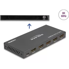   Delock 18604 5-portos HDMI video switch fekete 7680×4320@60Hz