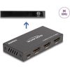 Delock 18607 3-portos HDMI video switch fekete 7680×4320@60Hz