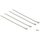 Delock 150x4,6mm rozsdamentes acél kábelkötegelő 20db