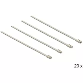   Delock KAB Delock 18631 rozsdamentes acél kábelkötegelő - 20db/cs - 200x4,6mm
