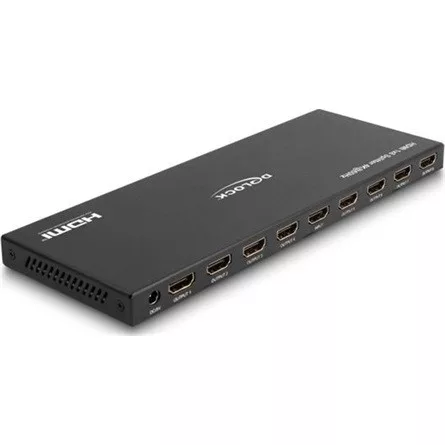 Delock HDMI elosztó 1 x HDMI megoszlik 8 x HDMI-vé, 4K 60 Hz kimenettel és downscalerrel