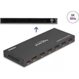   Delock HDMI kapcsoló 5 x HDMI bemenet - 1 x HDMI kimenet 8K 60 Hz