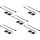 Delock Kábelkötegelő talp 28 x 28 mm, kábelkötegelővel, melynek hossza 300 mm x szélessége 3,4 mm fe