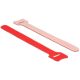 Delock 150x12mm tépőzáras kábelkötegelő piros 10db