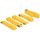 Delock 300x20mm tépőzáras kábelkötegelő sárga 5db