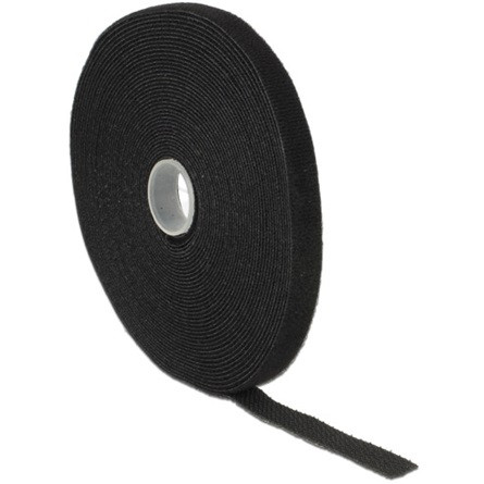 Delock 10mx13mm tépőzáras kábelkötegelő kábelkötegelő fekete