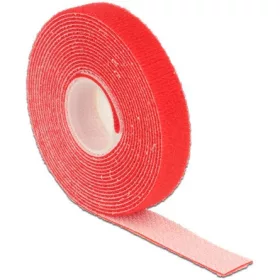 Delock 3mx13mm tépőzáras kábelkötegelő piros