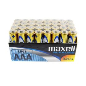   VEZ Maxell Elem - Alkáli elem,  32db AAA (LR03), 1,5V (no mercury)