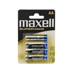   VEZ Maxell Elem - Szuper Alkáli elem,  4db AA (LR6), 1,5V (no mercury)