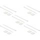 Delock Kábelkötegelő talp 25 x 25 mm, kábelkötegelővel, melynek hossza 300 mm x szélessége 4,8 mm fe