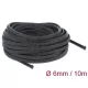 Delock Fonott kábelharisnya nyújtható 10 m x 6 mm fekete